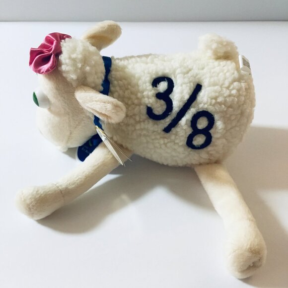 Serta Counting Sheep 3/8 Plush Stuffie Stuffed Animal Curto Toy 2000 Tag - Picture 3 of 16